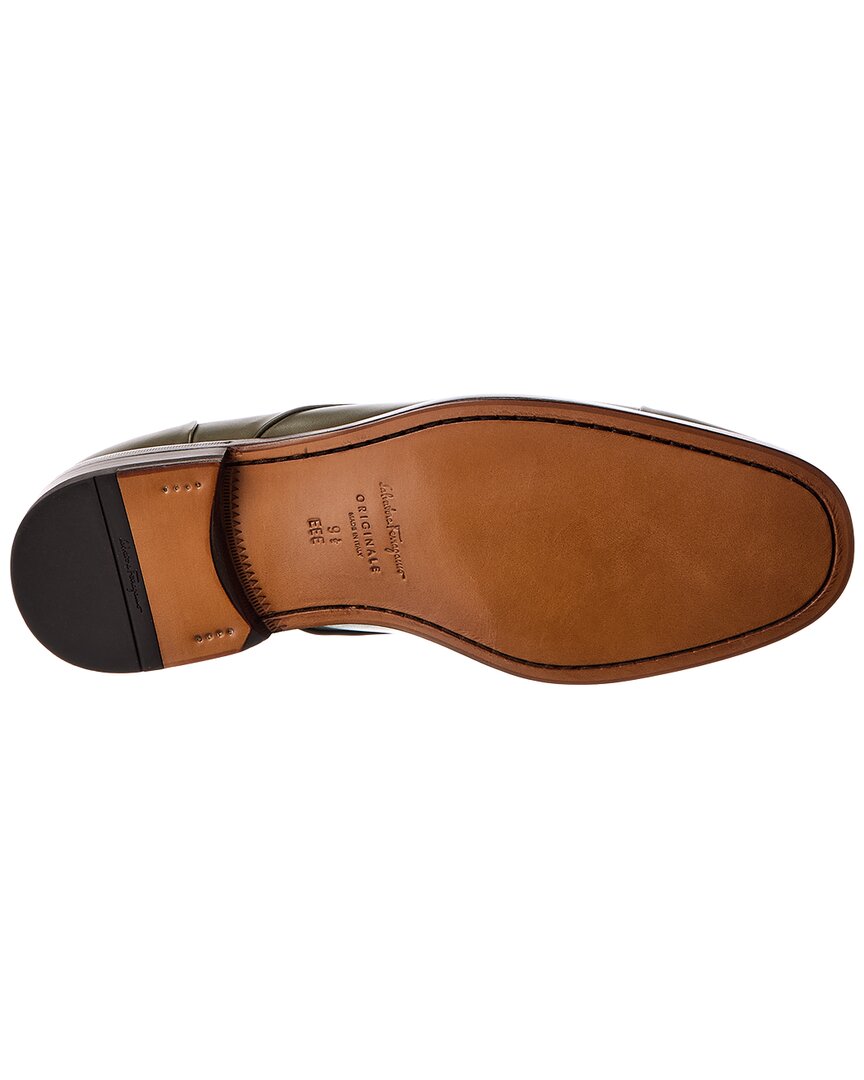 ferragamo gavino leather oxford