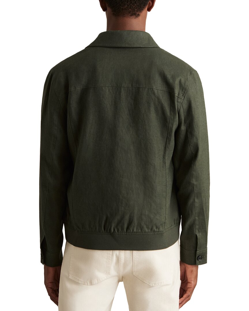 adam linen four pocket jacket