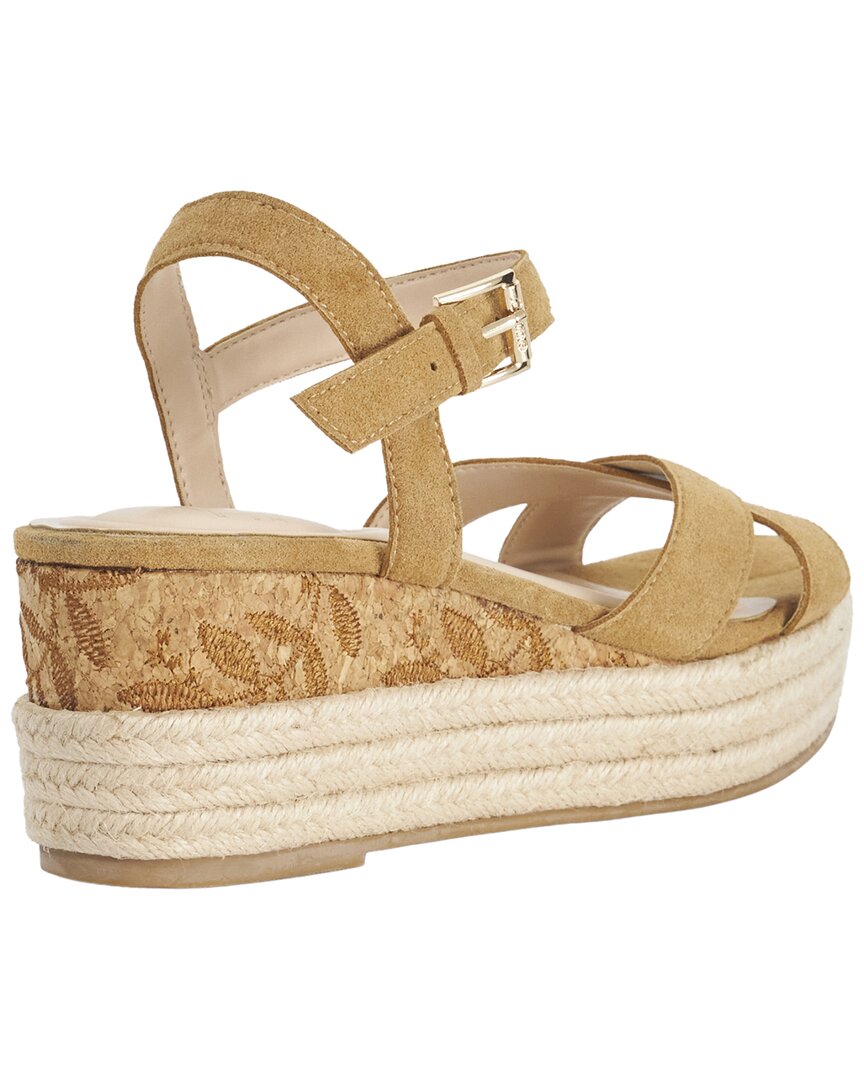 kalmias leather wedge