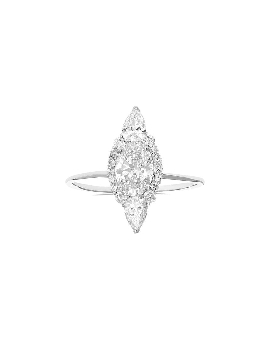 14k 1.35 ct. tw. lab-grown diamond ring