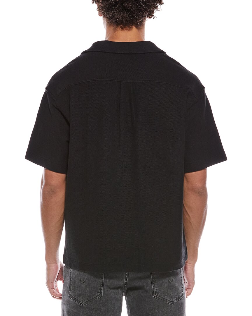 frame jacquard relaxed shirt