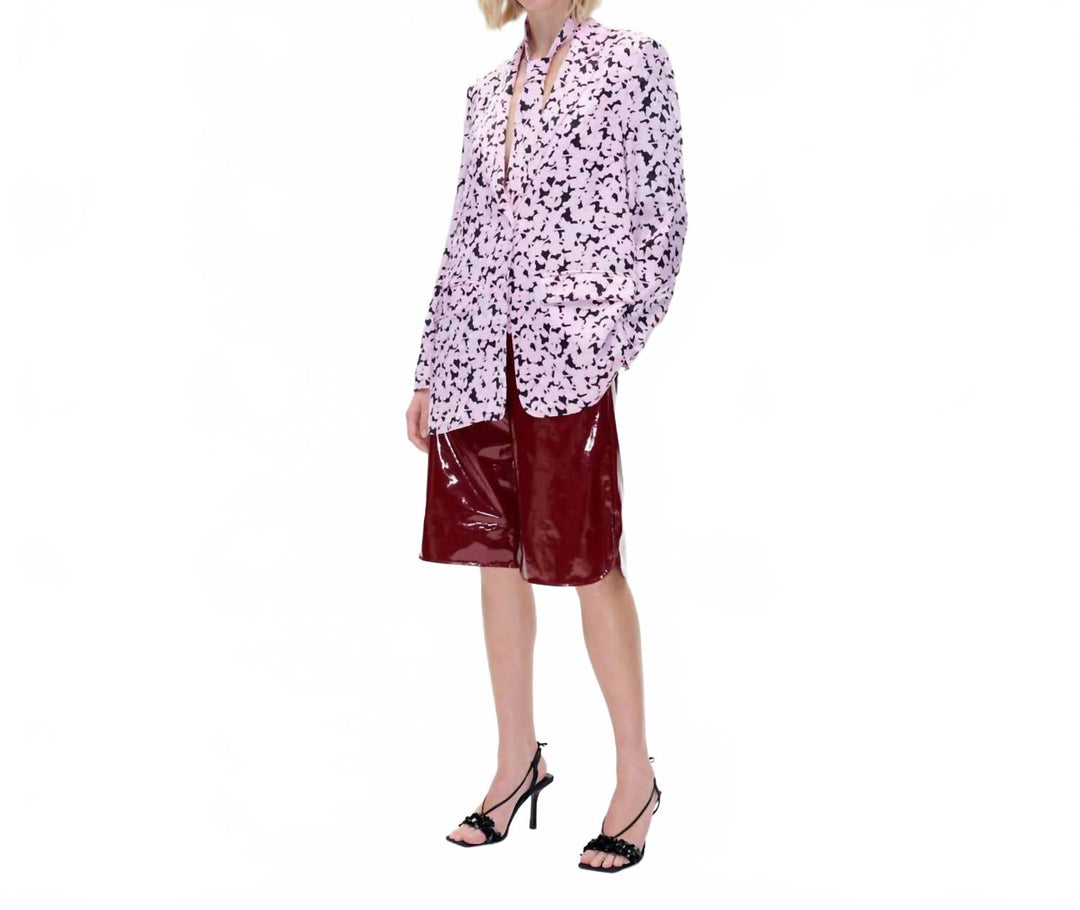 women's litzy tie in pink pirouette