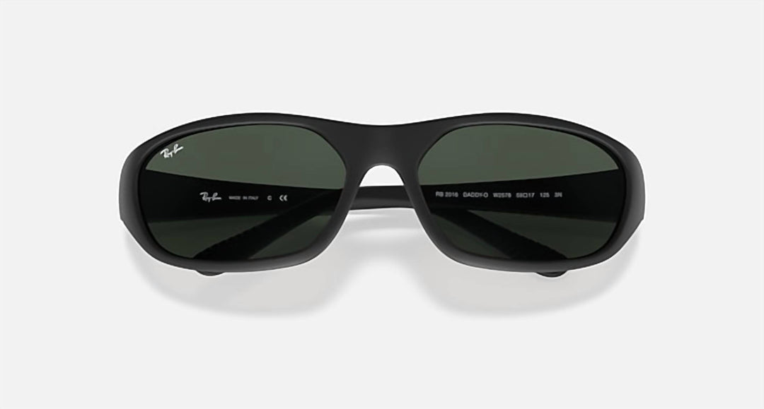 men's daddy-o sunglasses in matte rubber black
