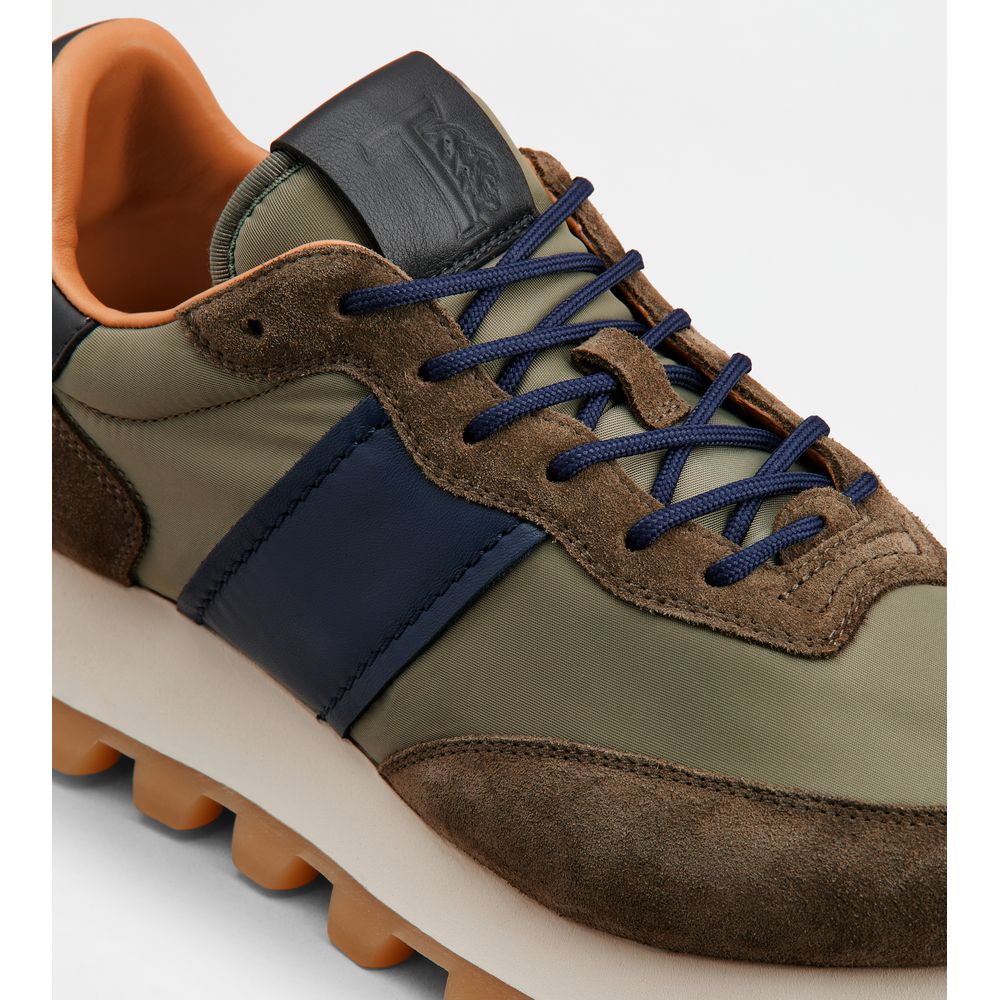 sneakers 1t in suede and fabric