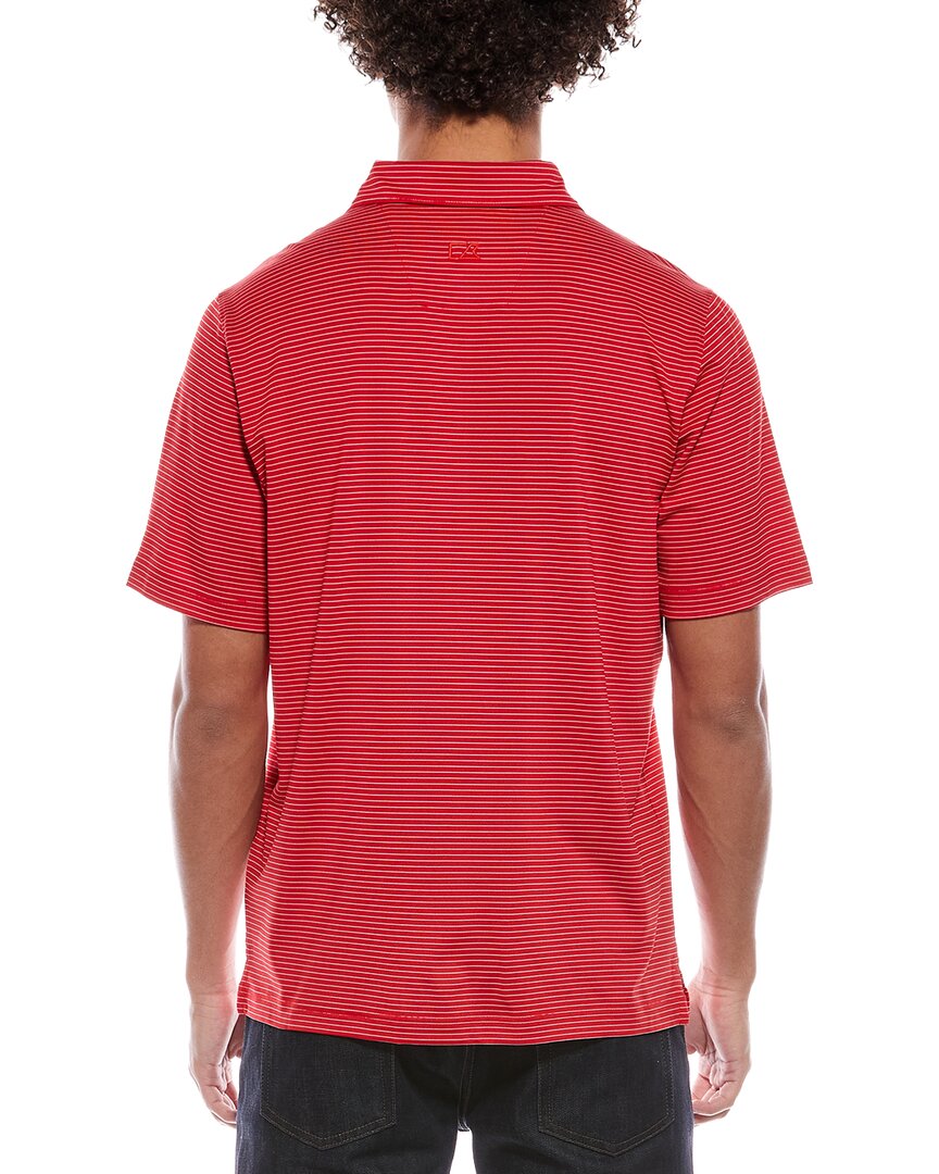 forge pencil stripe stretch polo shirt