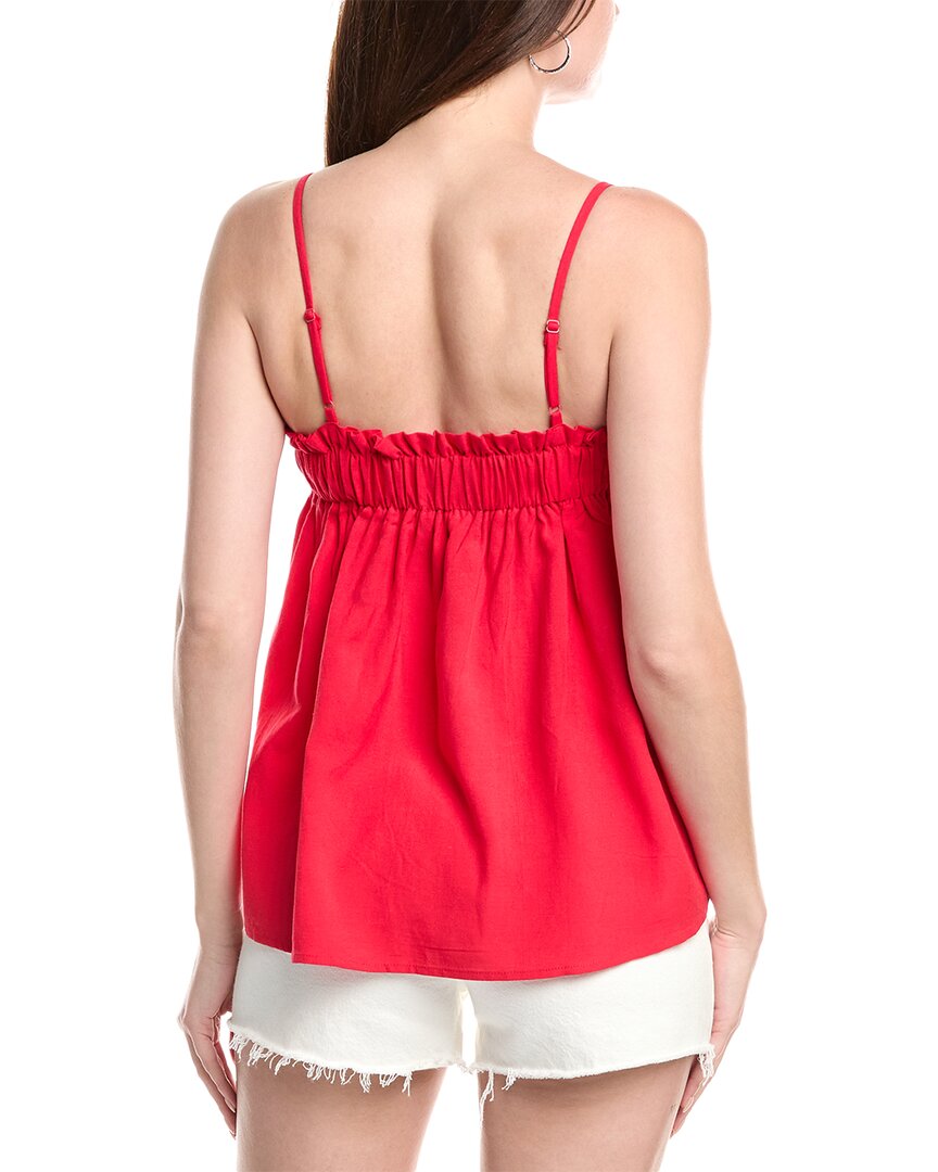 linen-blend top