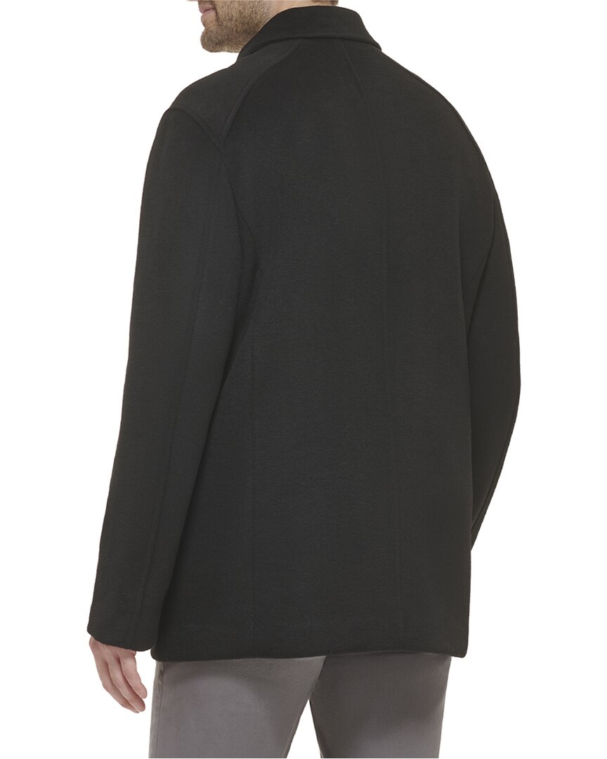 wool-blend coat