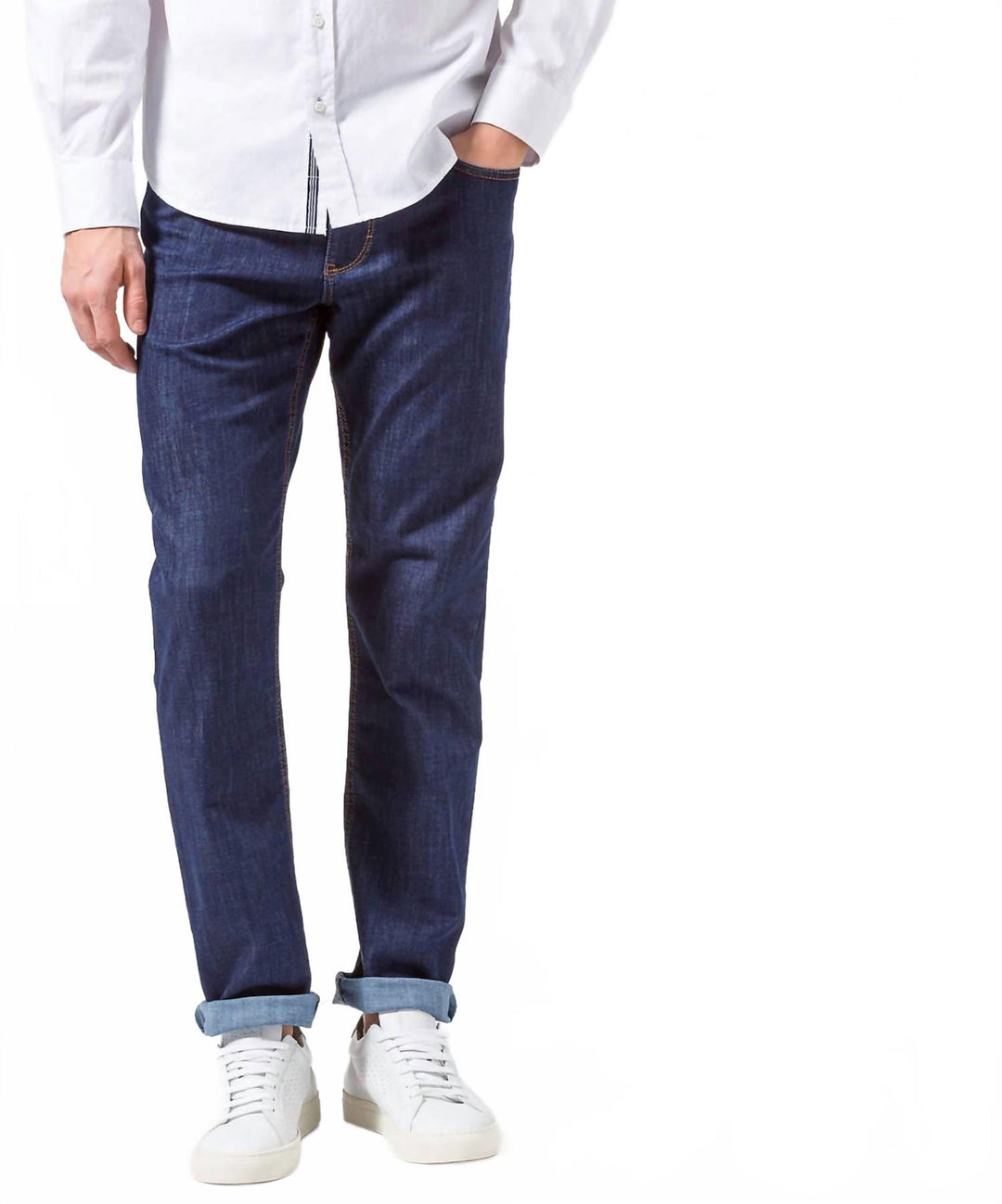 men's masterpiece five-pocket jeans - regular in blue black