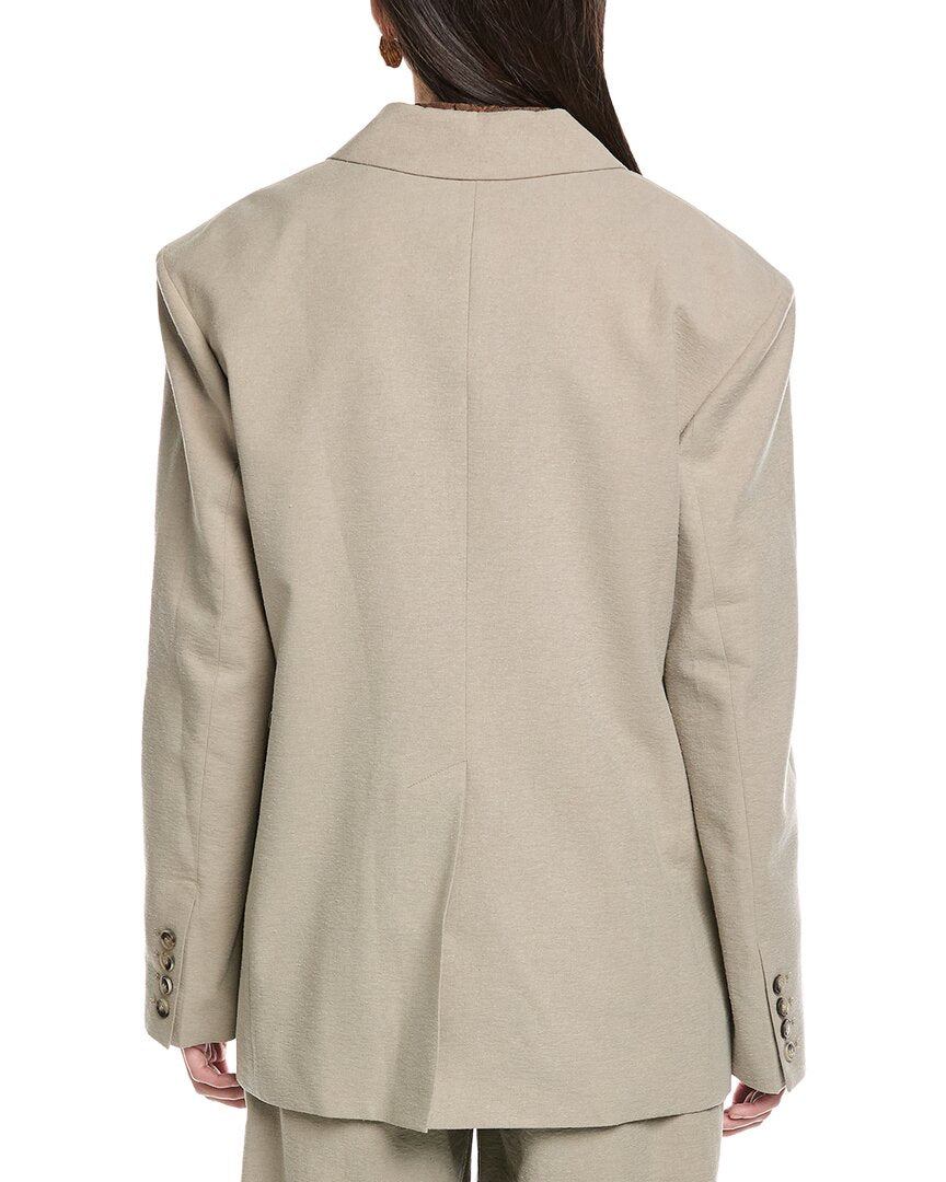 diante silk-blend blazer