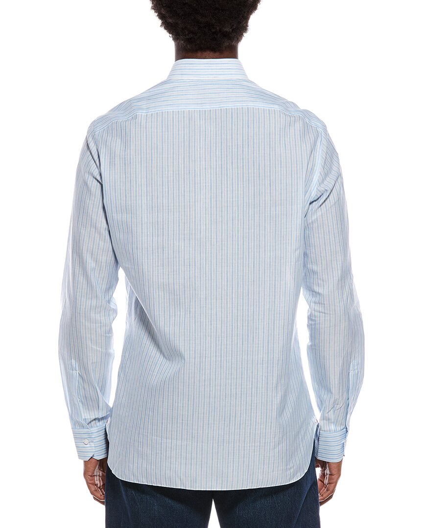 linen-blend shirt