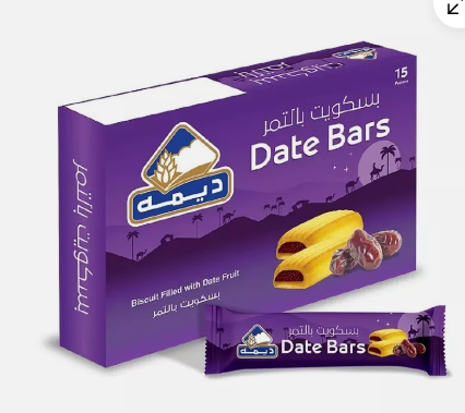 DEEMAH BISCUIT FILLED WITH DATE FRUIT 3 PACKETS