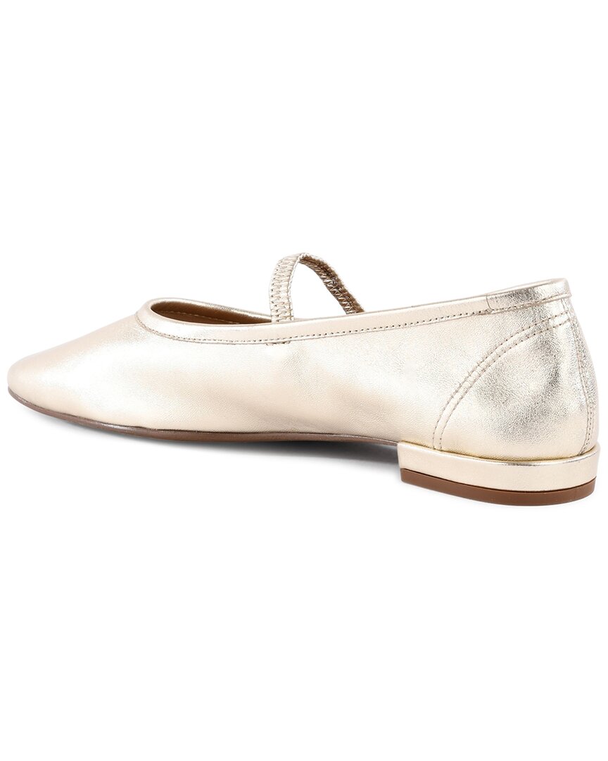 maryjane leather flat