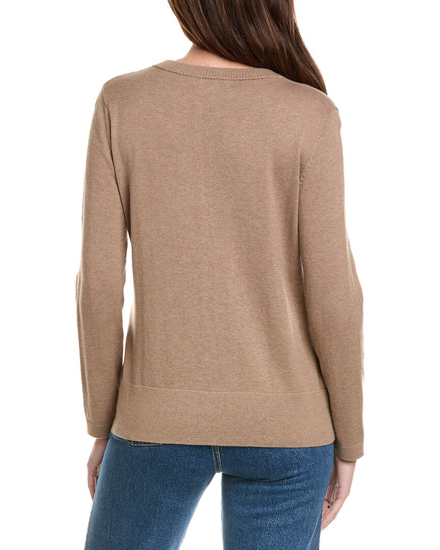basic v-neck pullover