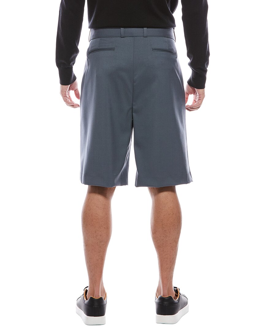 tailored wool-blend long short