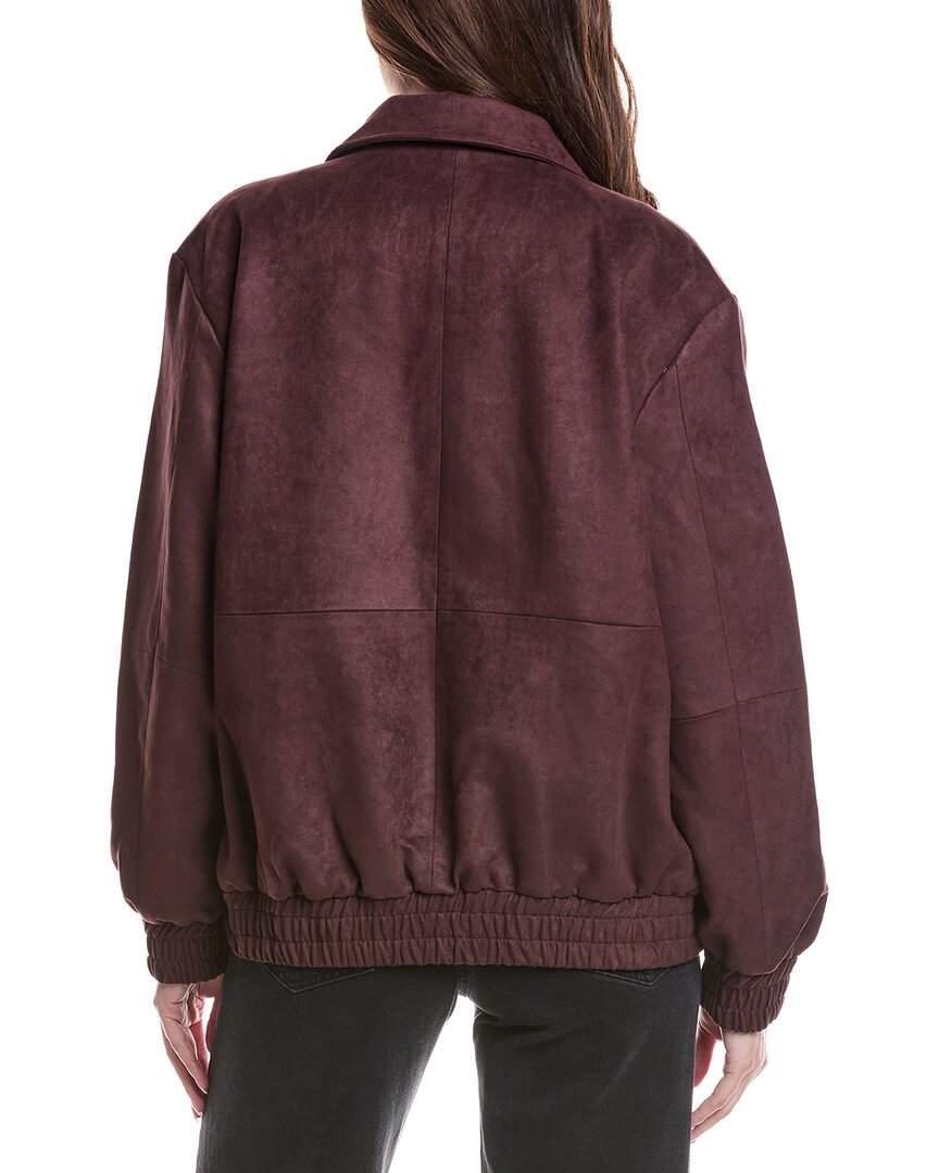 faux suede work jacket
