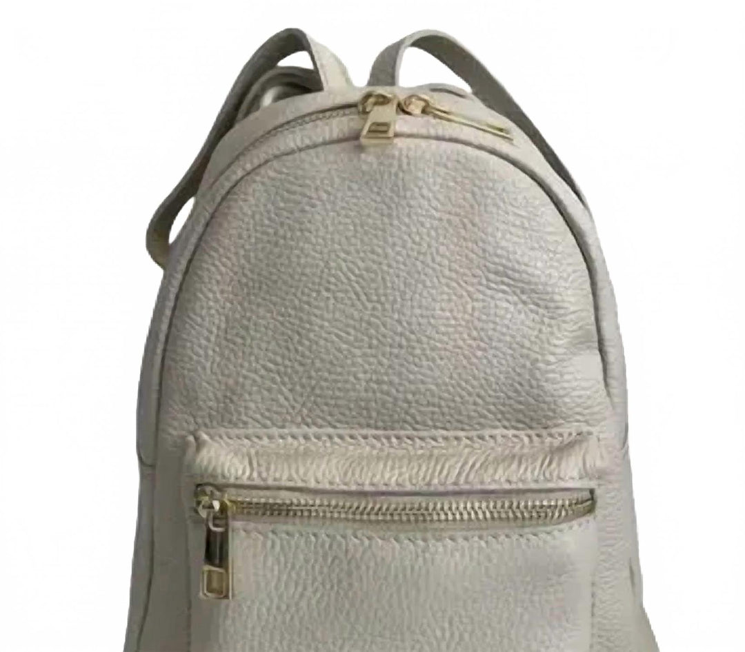 women's small backpack in off white
