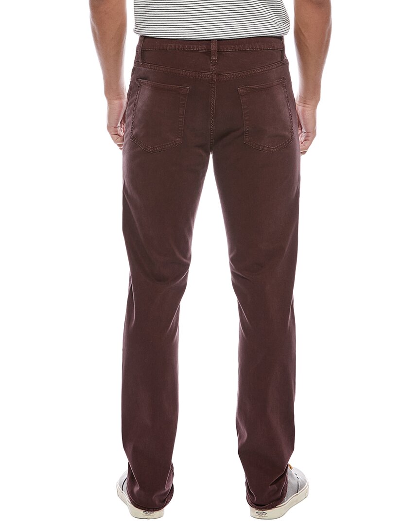 frame dark burgundy modern straight jean