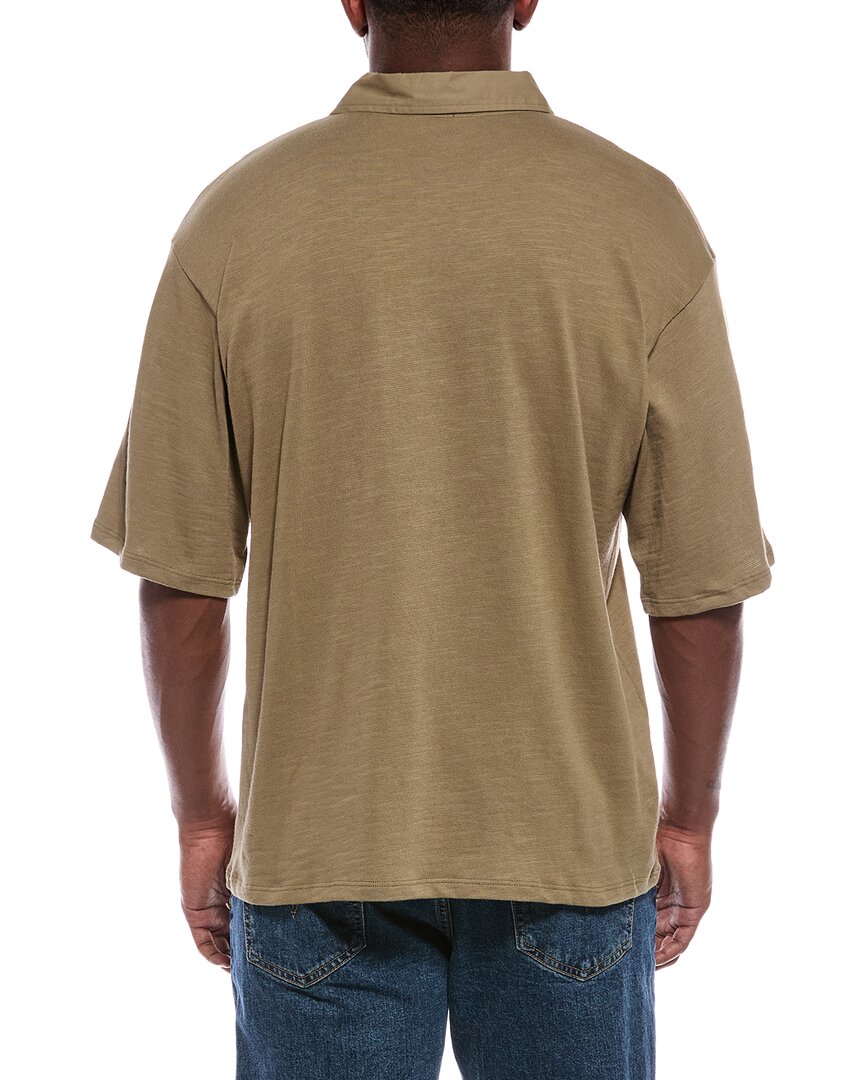 heavy slub jersey overshirt