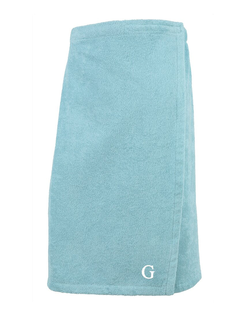 monogrammed women's terry body wrap, (a-z)