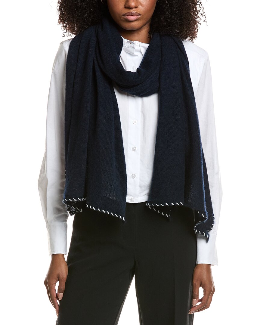 whipstitch cashmere wrap