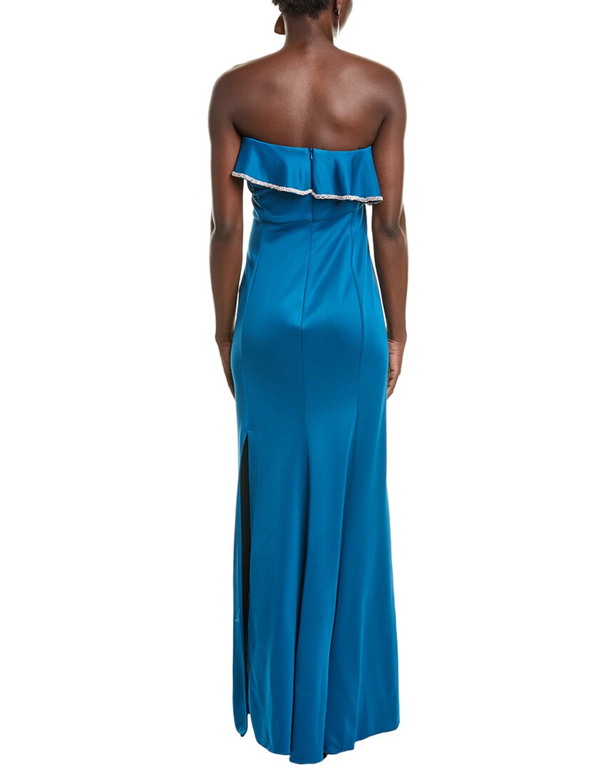 one-shoulder gown
