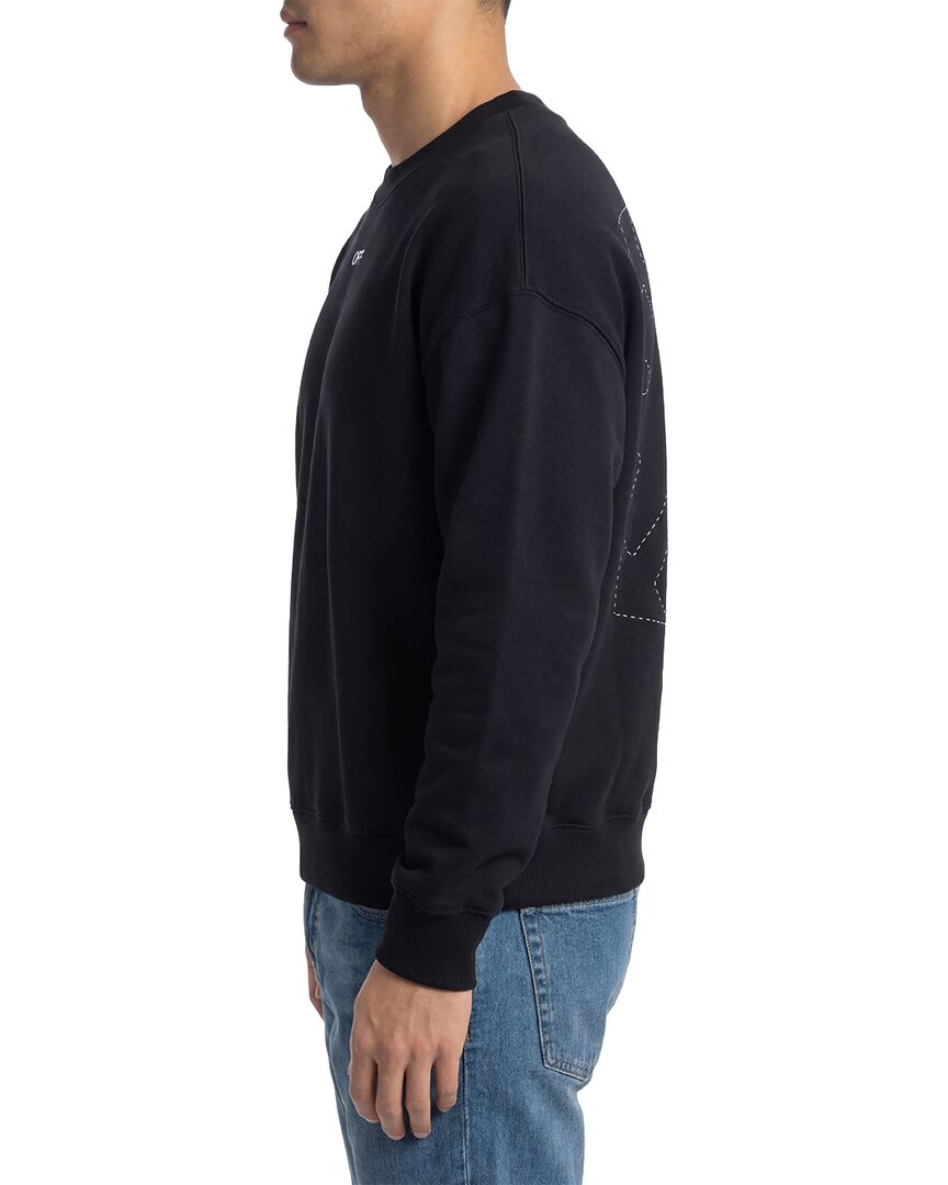off-white virgil dotted arrow crewneck sweatshirt