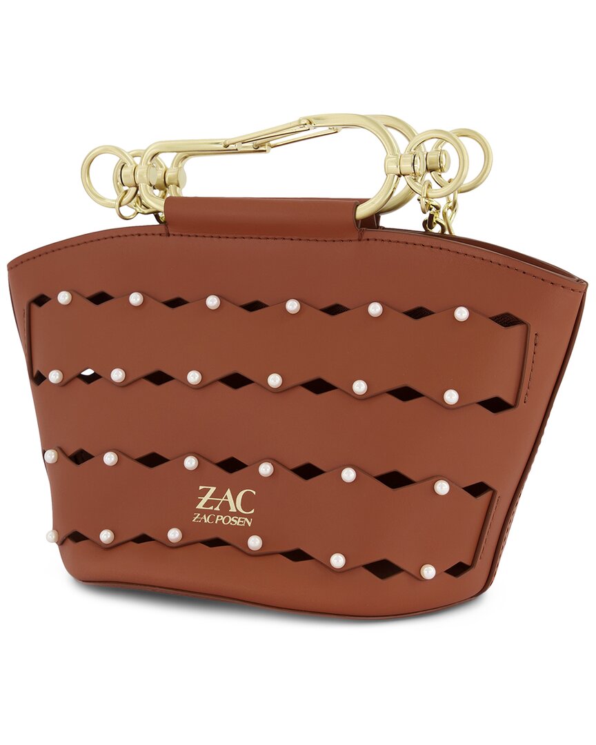 belay mini zipped leather bucket bag