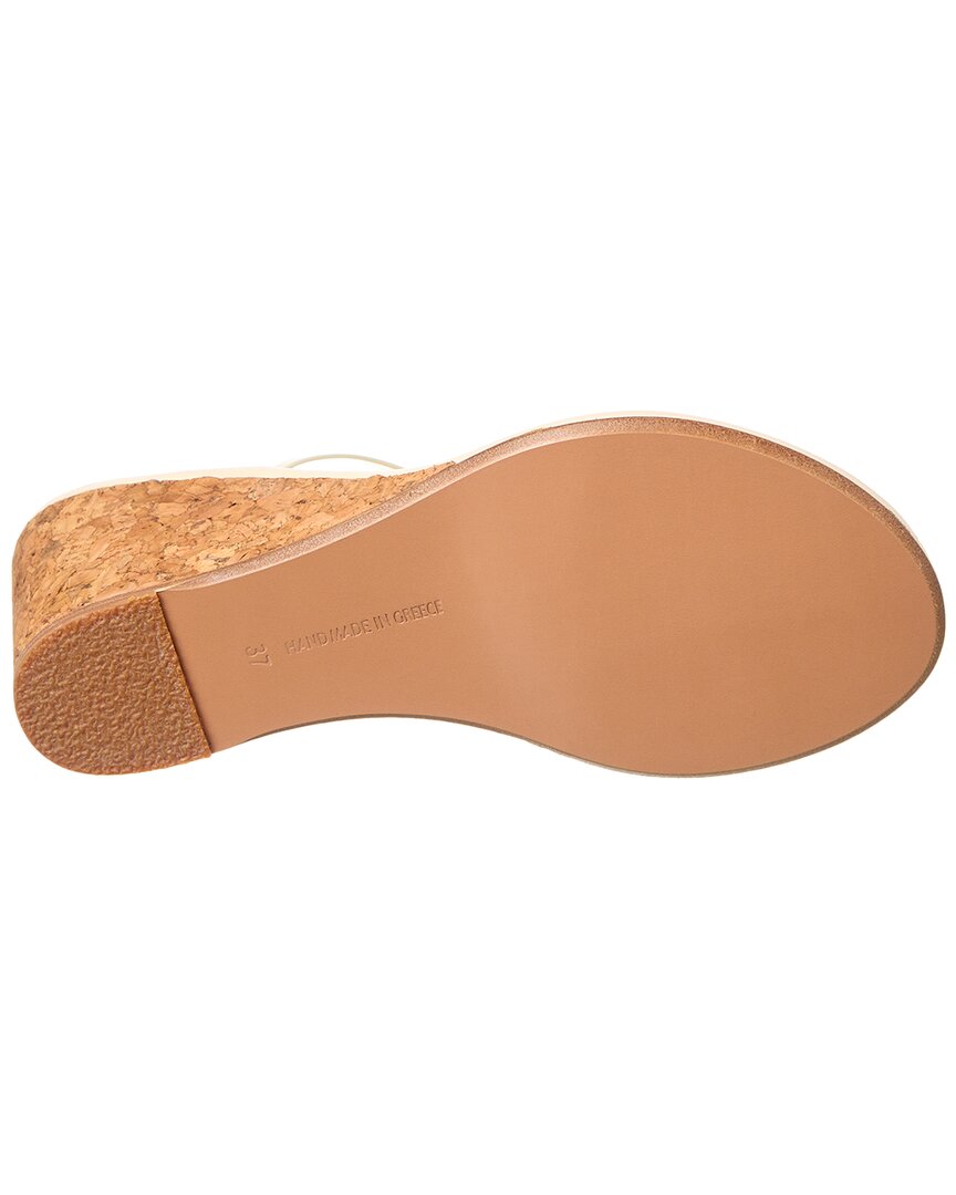 chora mid wedge leather sandal
