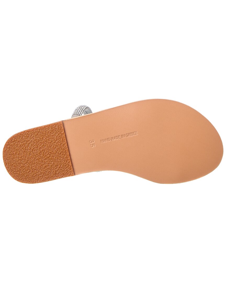 polytimi diamante suede sandal