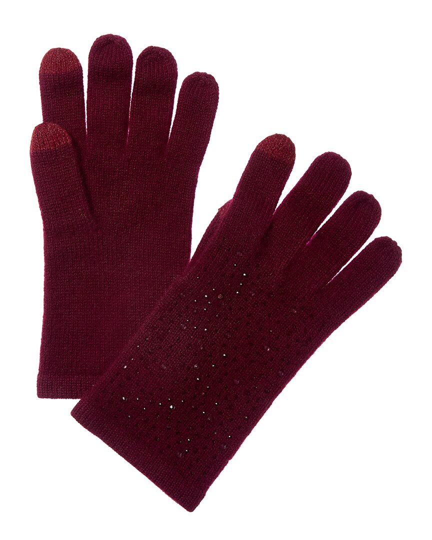 sofiacashmere scattered heat set cashmere glove