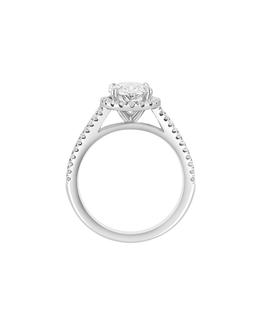 14k 2.46 ct. tw. lab-grown diamond ring