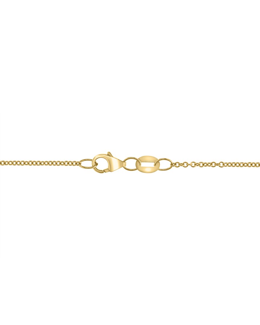 14k 7.25 ct. tw. diamond & onyx necklace