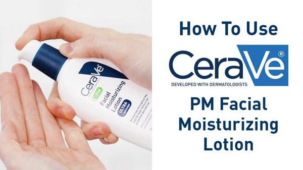 PM Lotion Face Moisturizer, Oil-free Night Cream for All Skin Types