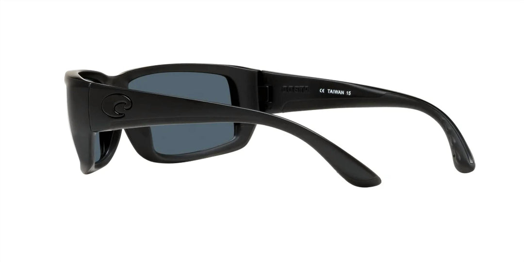 men's fantail sunglasses in blackout/grey polarized-580p, 59 mm