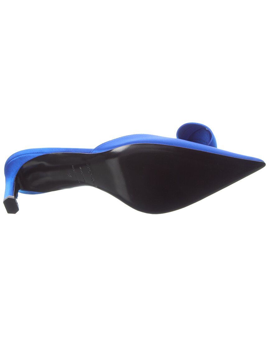 bigoudi satin mule