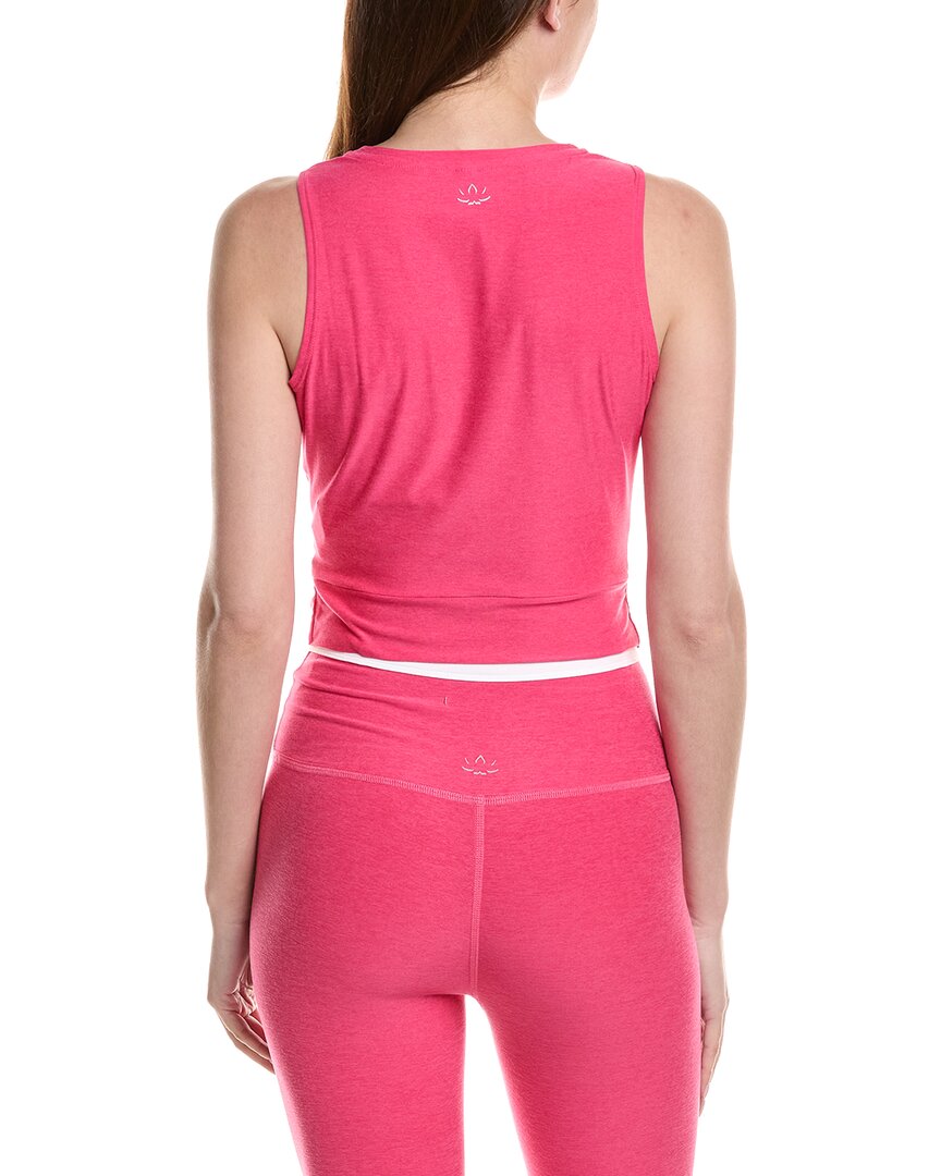 featherweight center stage cropped tank