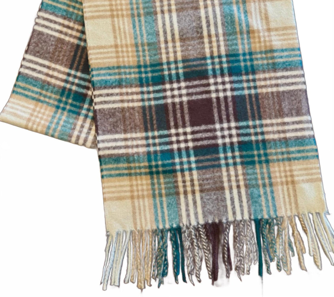 unisex premium cashmere scarf in brown