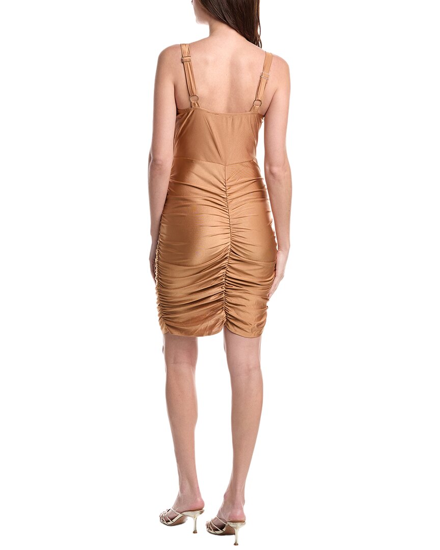 satin mini dress