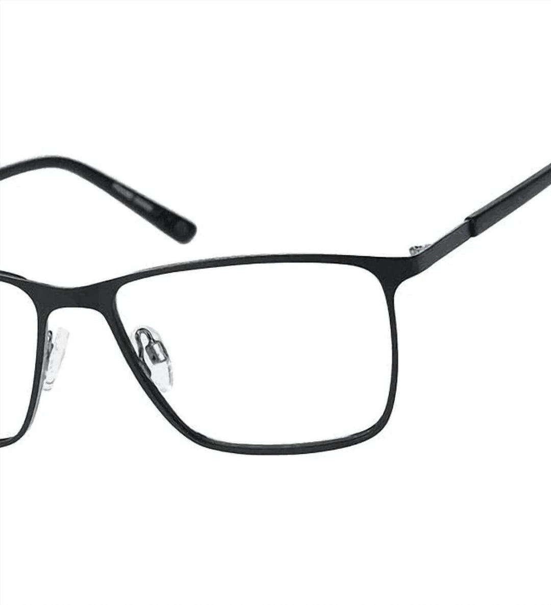 men's h275 rectangle eyeglasses in matte black