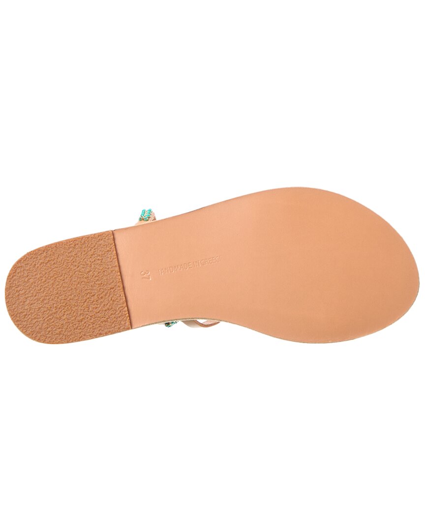apli polytimi leather sandal
