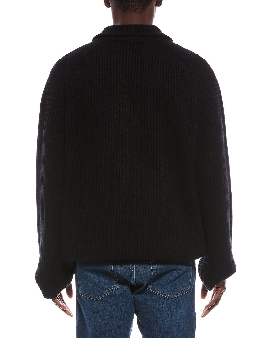 henry raglan 1/2-zip cashmere-blend pullover