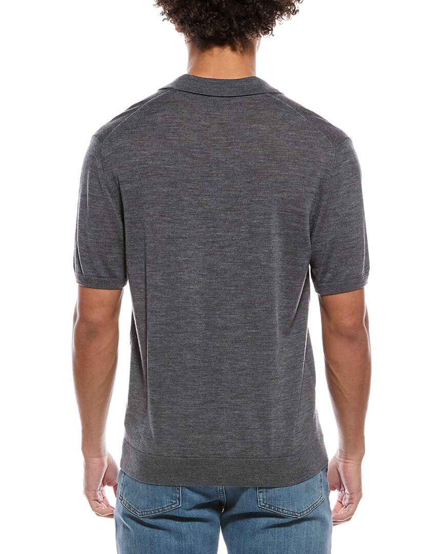 merino wool polo sweater