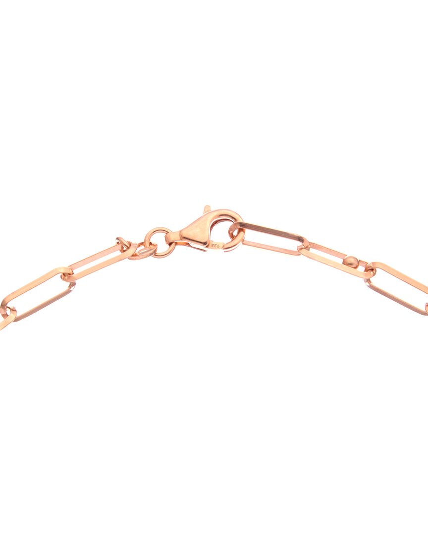 18k over silver 0.06 ct. tw. diamond necklace
