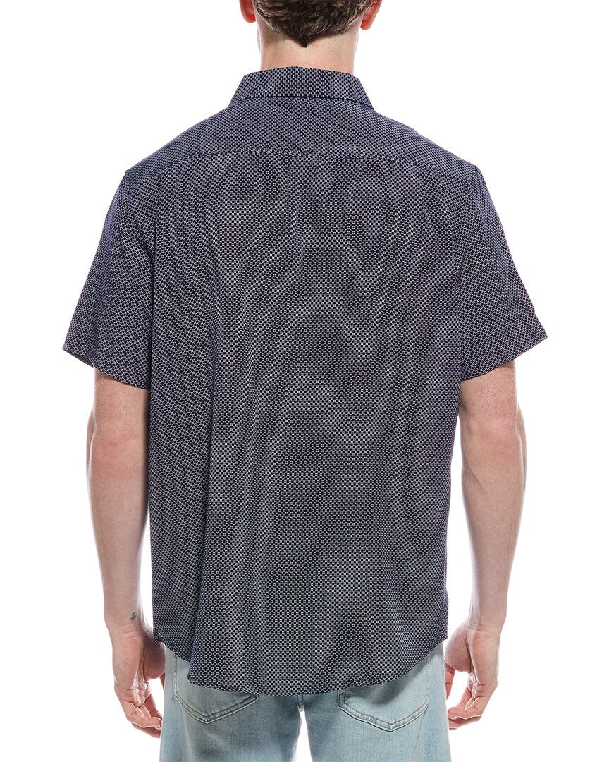 geo print shirt