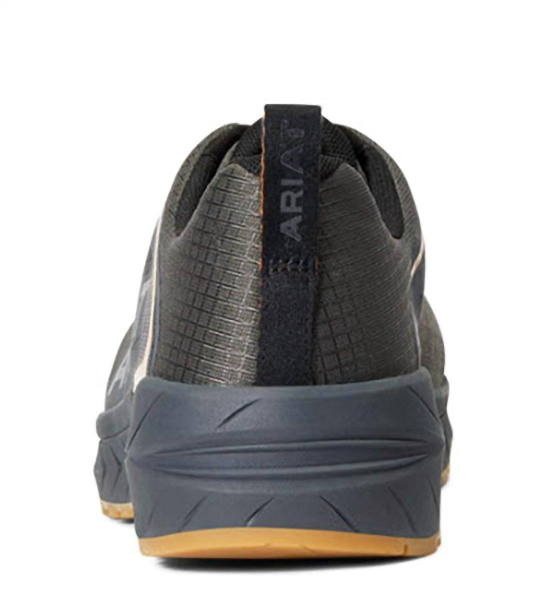 comp-toe outpace athletic shoe in grey