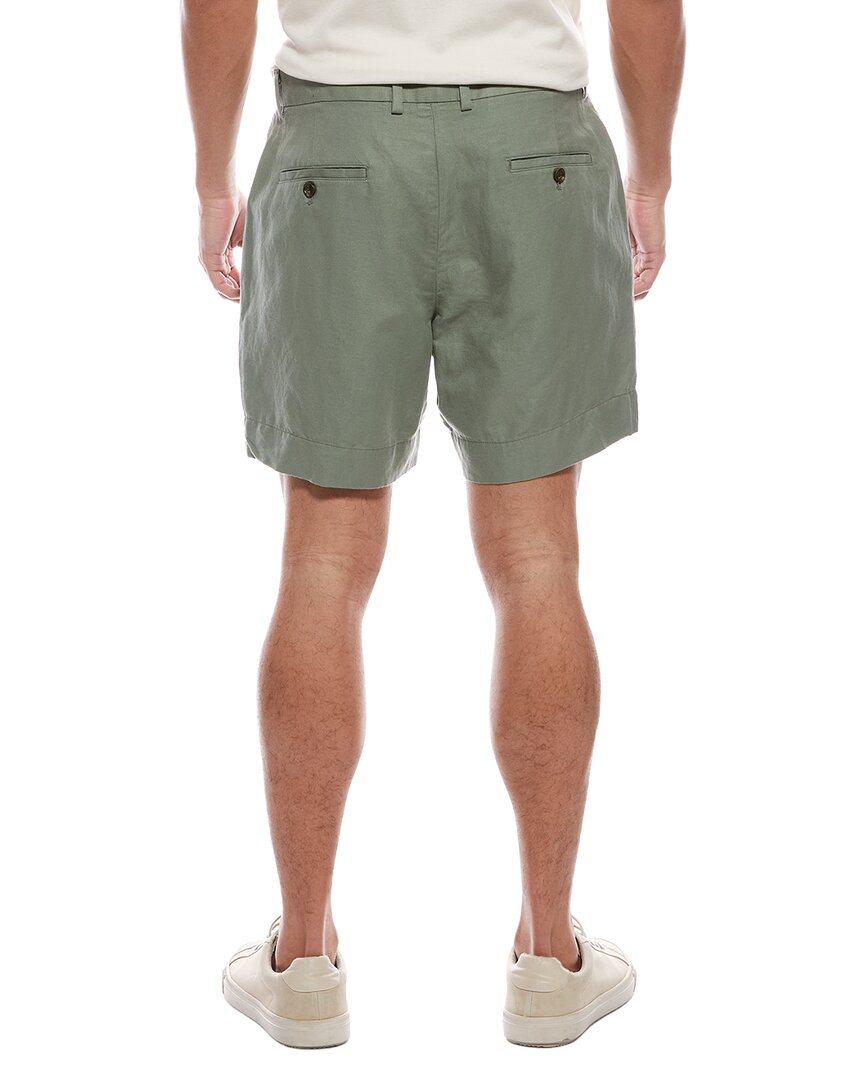 linen-blend short