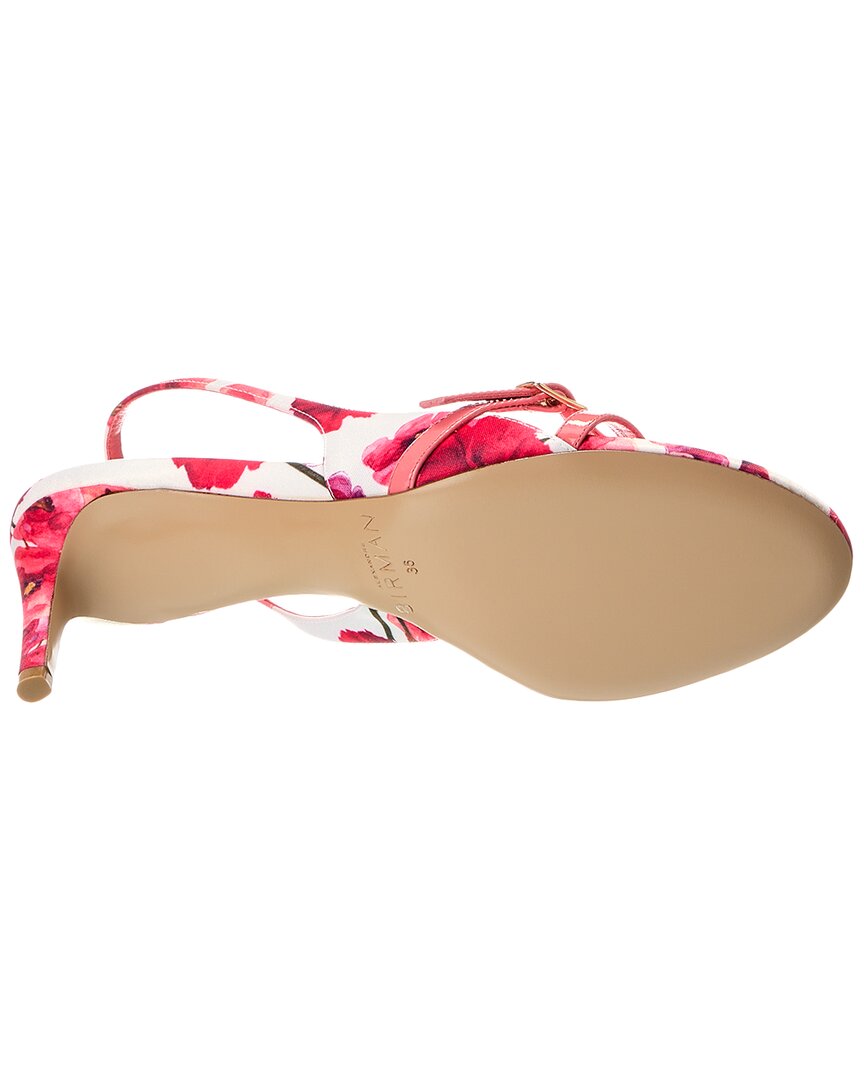 maia 60 canvas & leather slingback sandal