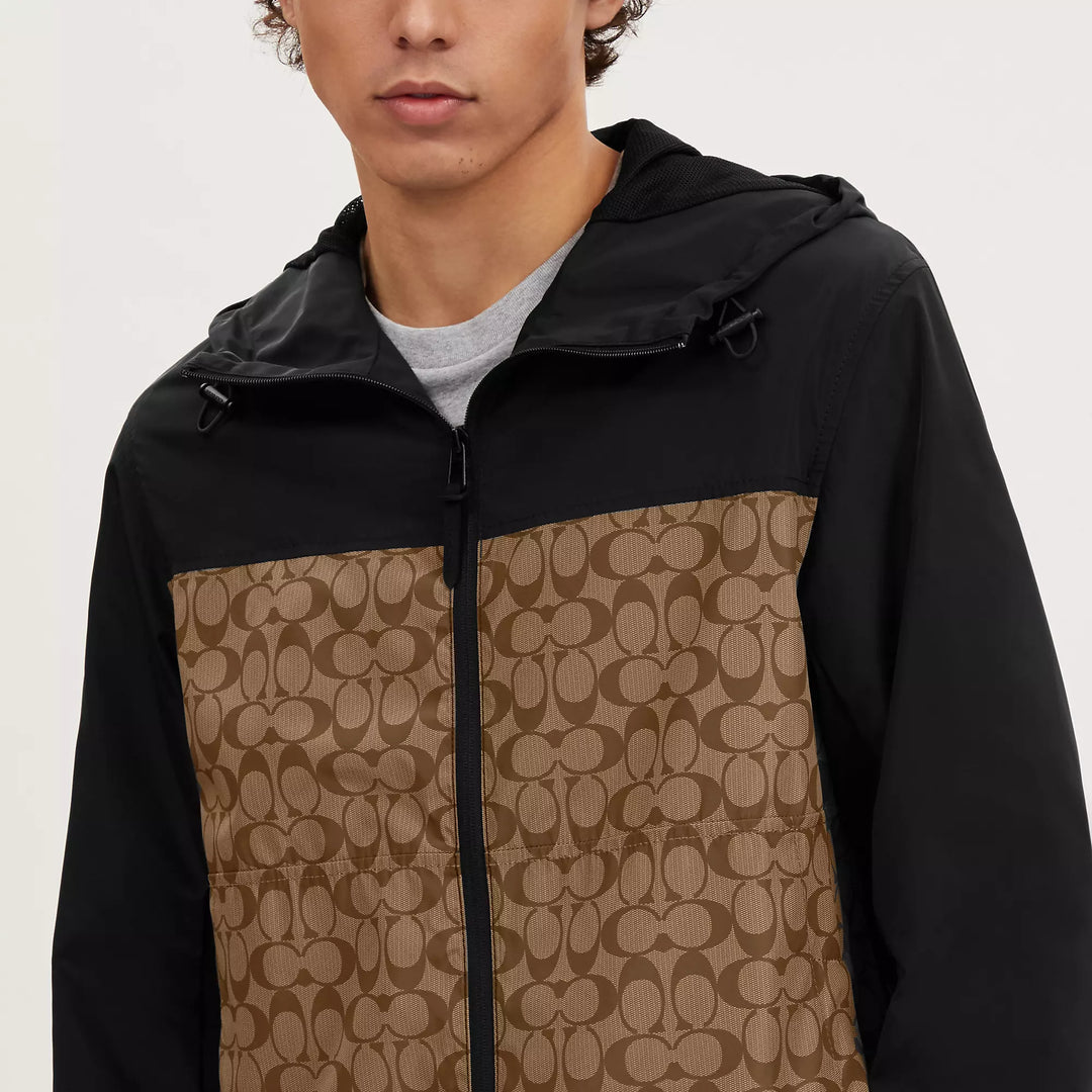 signature full zip windbreaker