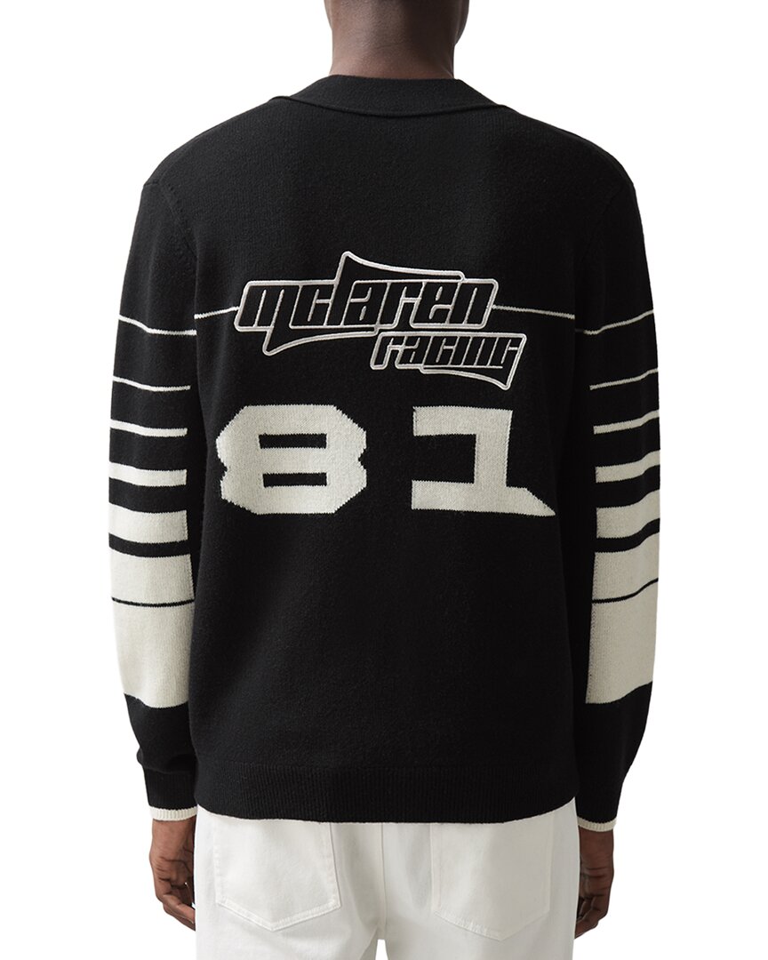 mclaren racing varsity cardigan