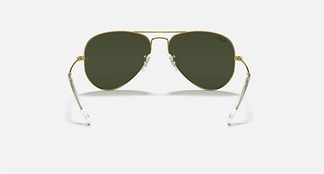 men's aviator classic sunglasses in polished arista gold